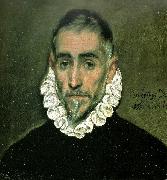 El Greco an unknown man Spain oil painting artist